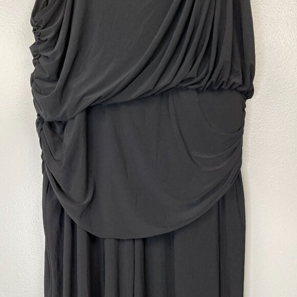 Marc Bouwer Jumpsuit Womens Plus 1X Black Stretch Jersey Sleeveless - Picture 3 of 12